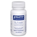 纯封装 B12 Folate - 支持神经,能量代谢和认知支持的能量补充* - 以维生素B Folate作为Metafolin - 60 Capsules
