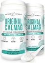 高吸收率 2:1 CalMag Calcium and Magnesium Citrate Supplement - Pure Calcium Malate Powder - 支持压力缓解,睡眠和骨力 - 矿物饮料 - 16.5 oz(包2)