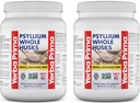叶尔巴·普里马(Yerba Prima) 整体 Psyllium Husk Fiber 补编 20 oz (Pack of 2) - Vegan, Gluten Free, Non-GMO