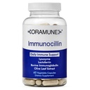 用转移因子和纯Colostrum ImmunoCillin | Lysozyme、Lactoferrin、Bovine Immunoglobulin和橄榄叶提取物支持补充,60个卡普尔