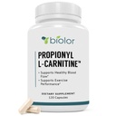 生物高吸附性丙基-L-Carnitine(PLCAR) 无人工填充器 - 支持血液循环的有效丙基L Carnitine HCL补充剂 - 120卡普尔