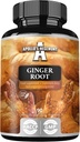 APOLLO的HEGEMONY 姜根500毫克,提取含有5%的姜醇,90 Vegan Capsules,3个月供应,姜草药补充剂用于消化舒适和免疫支持