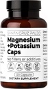 圣克鲁斯Paleo Magnesium Potassium Capsules,120 Capsules, 镁甘油酸和钾 Citssium, Gluten Free, Keto, 无糖, Paleo, For 总体健康,大脑,肌肉,骨骼和能量支持.