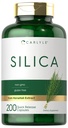 Carlyle Silica 补充 Capsules 200 伯爵来自马尾节选 QQ Non-GMO & Gluten Free