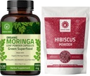 有机莫林加Capsules 120 Capsules 1000mg Hibiscus 粉末 227g
