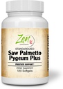 Saw Palmetto & Pygeum Plus - 前列腺支持补充前列腺和尿道切除健康,包括频繁尿道,Beta-Sitosterol支持DHT 阻断器 120-Softgel