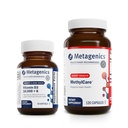 冶金包 - D3 10,000 + K & MethylCare - 60 Softgel of D3 for Imune Support, Bone Health and Heart Health * - 120 Capsule of MethylCare for Homocysteine 代谢和甲基化*