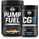 PMD 体育 Ultra Pump fuel Insanity - Prewout - 热带橙色芒果(30架) 体育 CG5 Premium Creatine和L-Glutamine Powder(60架)