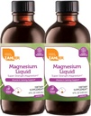 Zahler Magnesium Liquid Super-Strength Magnesium Muscle Calming Supports, 4 FL OZ. (原始内容存档于2019-09-21). 无味者. (两包)