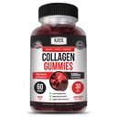 Kaya Naturals Collagen Gummys for Men & Women 补充 + 自然制造Gummys - 1000mg 水解Collagen,维生素C,硒和Biotin,草莓Flavor - 60 古米伯爵