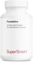 超智能 - Pantesin Pantethine 每天600 mg (Pantothenic Acid) - 活性维生素B5 补充 QQ N-GMO & Gluten Free - 90 蔬菜卡普尔