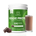MRM 营养 Vegie 蛋白质与超级食品 + 巧克力火焰 + 22g 完整蛋白 + 超过 8.8g 基本氨基酸 + 13 超级食品 + Omega 3s 和 Omega 6s + Keto 友好 + 30 服务