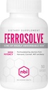 NBI FerroSolve, 最佳吸收铁补充剂 45 mg → 高概率 → GI 安全 → 30 cmt Veggie Capsules