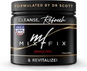 Mix-Fix Full Spectrum Detox Powder - 天然每日清洁剂用于消化健康与生命力 - 植物基 Vegan Liver cleanse Powder - 基因支持体解毒 QQ巧克力(30种服务)