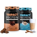 营养素 TRIPACT 蛋白质 - Premium Nature Shake - 非GMO 草药 蛋白质、植物蛋白质、绿色、超食品和Probiotics - 5g BCAs - Creamy Cocolica和VanillaLatte w/Cinnamon 1.5lb 每个