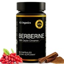 白百灵加锡兰1200mg(60 Capsules) – 97% 纯度-非GMO,Gluten-Free,实验室测试的Vegan Berberine 补编