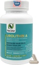 Necstar Urolithin A 补编 – 手机能量与Mitochondrial 支持 – 配有 Alpha-Lipoic Acid,维生素B6,B12 & 镁 – 60 Vegan Capsules, Gluten-Free