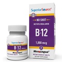 高级来源:没有注射甲基Cobalamin B-12 1 000 mcg -- -- 维生素B-12,用于支持能源生产、脑健康和总体健康 -- -- 用于快速吸收的次语言药片 -- -- 60个溶解药片