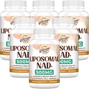 Liposomal NAD+ 500 MG 补充, True NAD Plus 补充, 高级吸收, Boost NAD+ 更有效率的 Nicotinamide Riboside 手机能源,健康老化, 360 服务