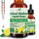 Cortisol 补充液滴,17-in-1 Cortisol 解毒剂 w. 镁 Glycnit 400,000mg Ashwagandha, L-Theanine, Phosphatidylserine, Hormone 平衡为妇女, Mood Focus, 睡眠支持