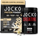 Jocko Fuel Bundle - Vanilla Mölk 蛋白质粉末 + 男子和女子单水合物粉末 - 螺旋性能、恢复、肌肉生长的包