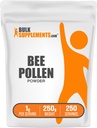 Bulk Assupports.com Bee Pollen Powder - 超级食品补充,Bee Pollen Assupport, for Immune Assistance - Gluten Free, 1g per service, 250g (8.8 oz) (Pack of 1) (英语).