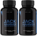rize 实验室 - Jack Hammer Libido Booster 补充 男性,强大的所有自然公式 改善性能(120 Capsules)