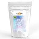 Kids Defense Powder QQ新配方,改良的Flavor QQ Orthomolemile Dose 1000 mg维生素C和250 mg B3 → 纯,玉米自由, & GMO自由 → 棉花糖 Flavor → 120 服务