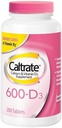 含维生素D片的Caltarate 600+d钙补充剂,200 Ea(3包)