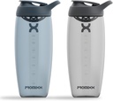Promix 追逐蛋白质摇摆瓶(32 oz) – 寂静无声的无篮混音器,Leak-Proof Lid,BPA/BPS & Phthate-Free ECOZEN – 蛋白质摇摆杯,工作前和工作后平滑