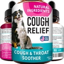 Kennel Cough Drops for Dogs and Cats - 2oz 宠物草药补救措施 - Throat Soother - 顺势疗法呼吸支持 - Dry, wet & Barky Pet Cough and Cat Asthma, Sinus Contracting 治疗 - 在美国制造