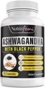 有机Ashwagandha与黑辣椒用于Imporved吸收. 适应压力、增加能量水平和支持内存增强-650 Mg 60 Capsules