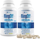 Ring Off (120 Caps) – Tinnitus Relief for Ring Ears, Clear Tinnitus 静音耳机的Running Ear Ring and Resporing Inner Peace, Ginkgo Biloba, Zinc Picolnit & More – 有效的听力健康支持