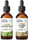 野生和有机的绿色茶叶叮当 2 fl oz 和 licorice 叮当 2 fl oz