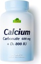 由ALFA维生素提供的600mg钙+D3膳食补充剂 - 促进健康骨头 - 健康牙齿 - 健康心脏 - 健康神经系统 - 100片