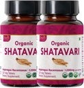 Shatavari 120块牌匾 * Asparagus Racemosus (Shatavari) * USDA 有机认证 * * 支持妇女健康和免疫系统 * * 饮食补充120塔布 - 包2