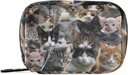 Breeds Cats Pill Box 7 Day Pill Case 旅行 配有 Zipper Pill Holder 手提箱 Portable Weekly Case Control 维他命补充剂大小的皮包