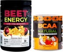 营养学 Beet Natural O2, Pre Workout Power, Passion Flavor (30 services) BCAA Natural, Plant 基于植物的BCAA Power, 橙椰子 Flavor (30 services)