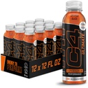 C4 超强非Carbonate 零糖能量饮料 预选饮料 + Beta Alanine, 12 Fl Oz (Pack of 12)