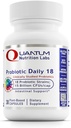 量子营养实验室 Probiotic Daily 18 - 消化卫生的Probiotics, 抗酸性杆菌的妇女和男子的Probiotics, 抗酸性杆菌的Reuteri for Health Gut Microbiome - 30 Vegetarian Capsules