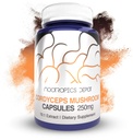Cordyceps Mushroom Cassules = 10:1 整片果实体提取 = 250mg = 180 伯爵 Cordyceps 军国主义