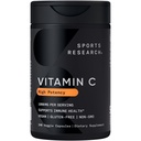 体育研究高概率维生素C补充剂 - Vegan Veggie Capsules for Antioxidant Activity and Immune Support - 非GMO 验证和Gluten Free - Ascorbic Acid Vitamin C 1000mg, 240 Count