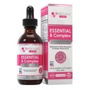 生物源实验室 基本B复合体 - 每日维根维生素B-复合亚语液滴 w/Methyl B12(2oz / 60ml瓶) - 60天供应