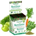 大型生命自然(Macro Life Naturals Macro Greens Powder 38) 超食品 抗氧化剂酶和草药补充 豁免能源清洁 - 非GMO Vegan Gluten无乳品(12种服务)