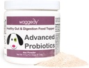 粗壮的高级抗生素 Gut & Digestion Food Topper – 消化酶 w/Papaya – Probiotic Powder – 狗补充粉 – 6周以上的狗产品(114g)