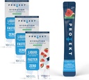 PROTEKT 用于回收和水分的电解包 → 有机和无糖电解质饮料 → 工程比粉末饮料快 → 上行液态水分饮料 → 30 Pack