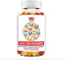 VITA GLOBE 成人多维他明Gummys – 配有维生素 C, D, E, B6, B12, Folate & Biotin → Daily 多维他明 能源,免疫健康与代谢支持 – 60 Gummys (Pack of 1)