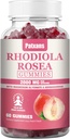 1 Pack 2000MG Rhodiola Rosea Gummys - Rhodiola Supplement & Cortisol 减速器用于耐力,Mood & 压力,Sleep & Fatigue Relief Support, 60平板电脑.