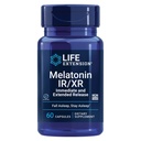 Melatonin IR/XR, 1.5 mg, 最佳睡眠支持即时和扩展释放公式, 健康循环韵律, 细胞防御, 无胶体, 非GMO, 60 Capsules