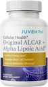 Juvenon Cellular Health QQ心,脑辅以乙酰L-卡尼丁和生物锡-支持NAD+函数,能源生产,Mood,复兴代谢,精神聚焦和清晰(90 Capsules)